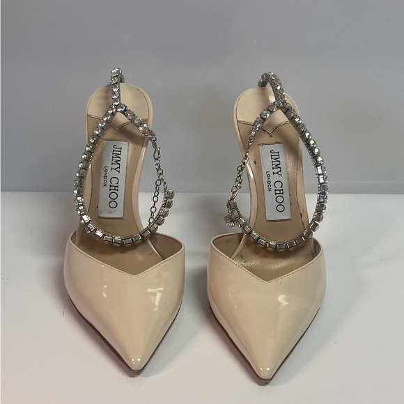 Jimmy choo white diamond kitten heel - Picture 2 of 4